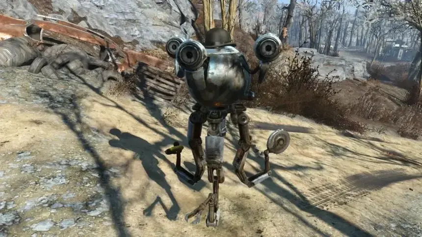 Picture of Codsworth bot from Fallout 4